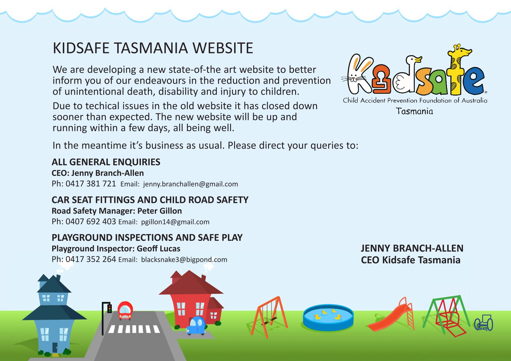Kidsafe Tasmania